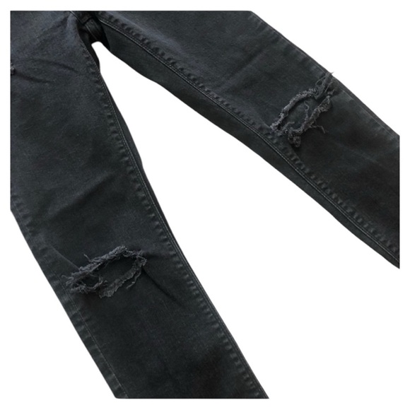 Topshop "Jamie" High-Rise Black Skinny Jeans 25 - Picture 3 of 5